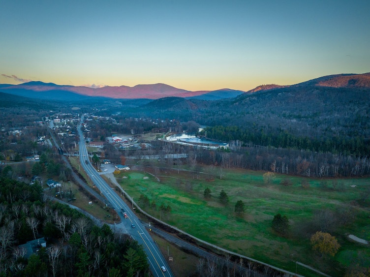 A sunset over the north country