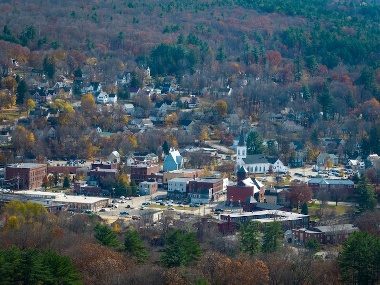 A view of downtown Franklin