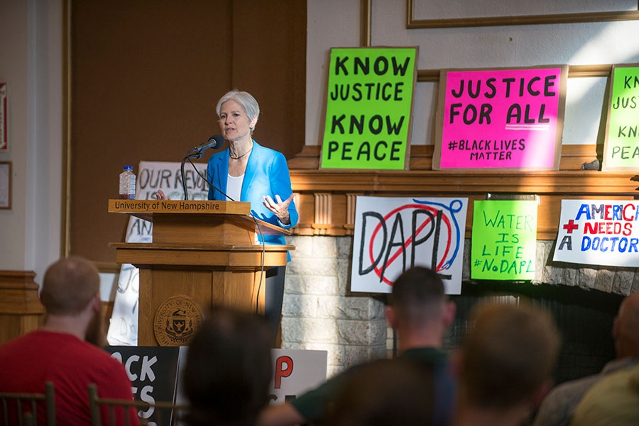 Jill Stein speaks at UNH