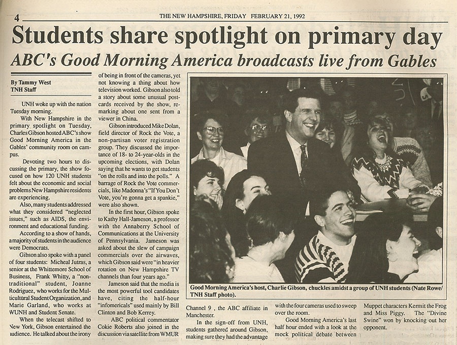 Students share spotlight on primary day - TNH article