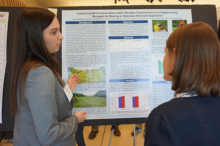 Kathleen Wadiak '18 at the UNH Undergraduate Research Conference