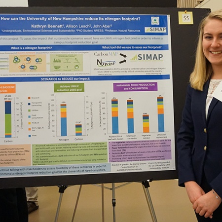 Kathryn Bennett '19 UNH Environmental Sciences and Sustainability 