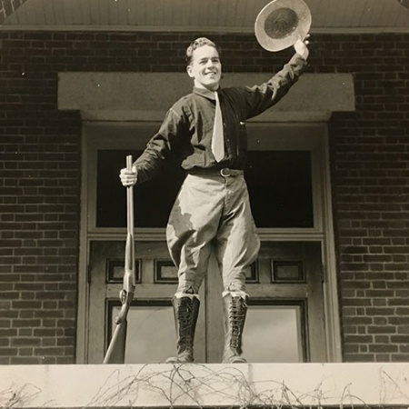 winner of the 1937 UNH Mayoralty campaign, Percy Whitcomb