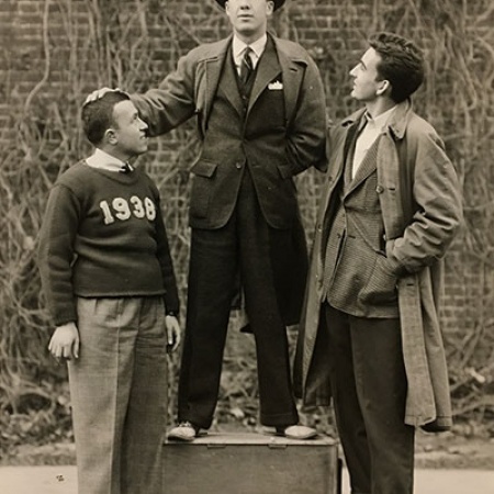 1937 UNH Mayoralty campaign candidate Richard Whyte and his managers J. Sculos and J. Shea