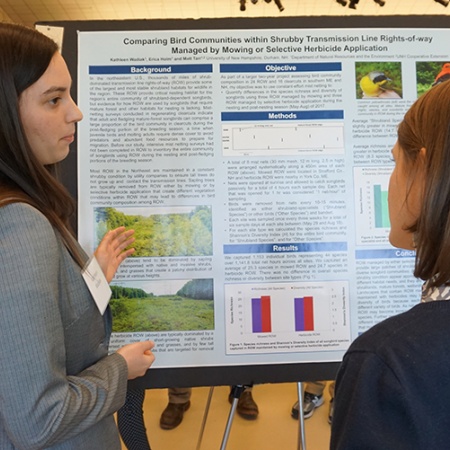 Kathleen Wadiak '18 at the UNH Undergraduate Research Conference