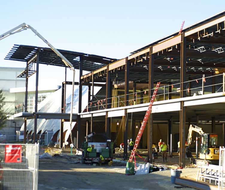 Hamel Rec Center construction
