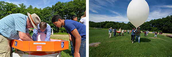UNH Project SMART high-altitude balloon launch