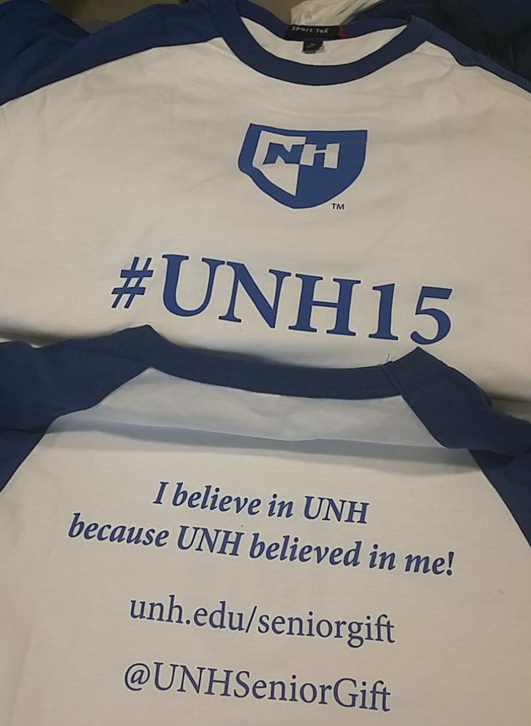 UNH Class of 2015 senior gift t-shirt