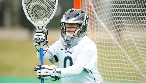 UNH lacrosse goalkeeper Kate Gunts