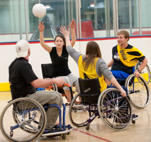 wheelchair handball