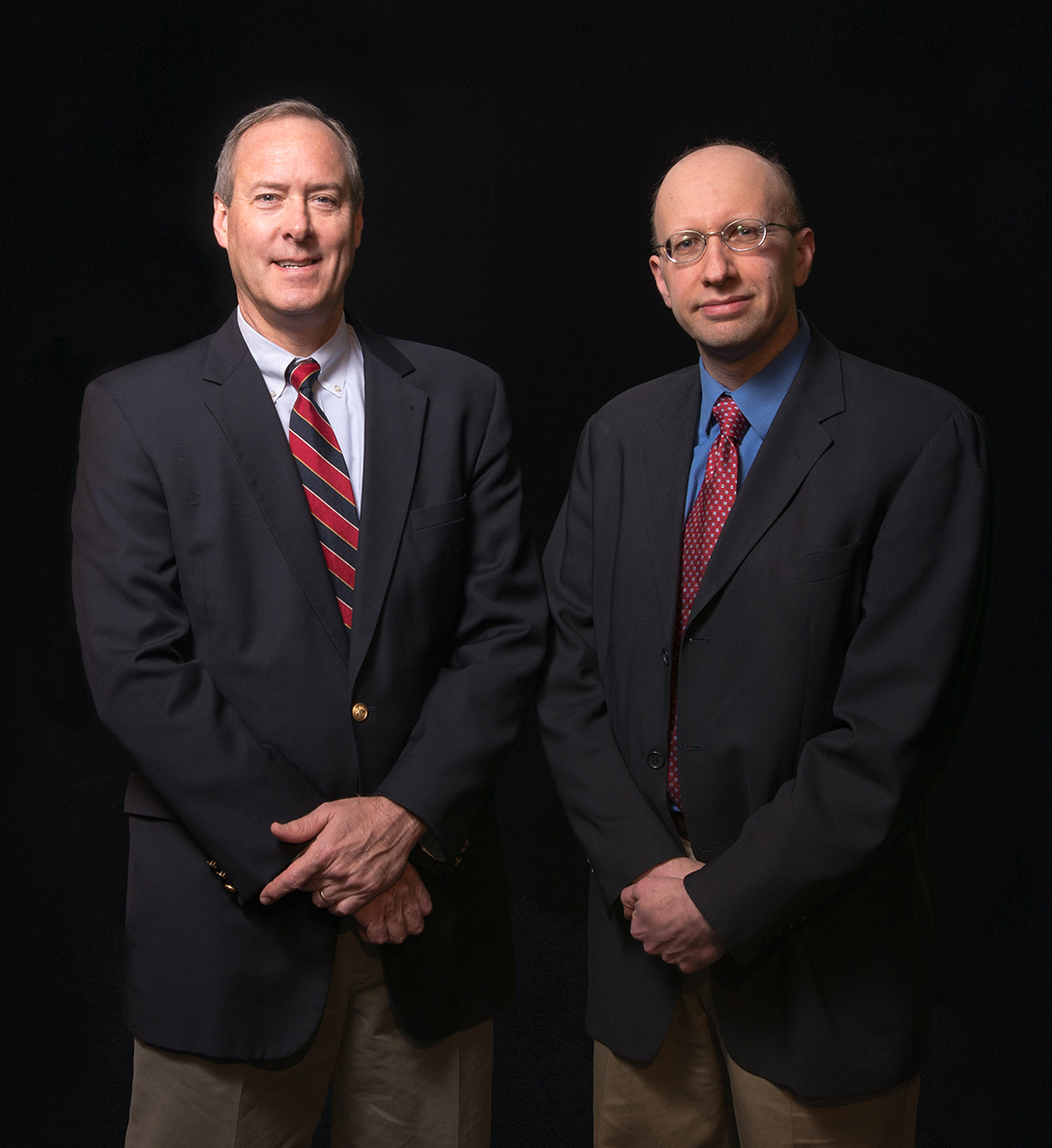 UNH professors Andrew Smith and Dante Scala