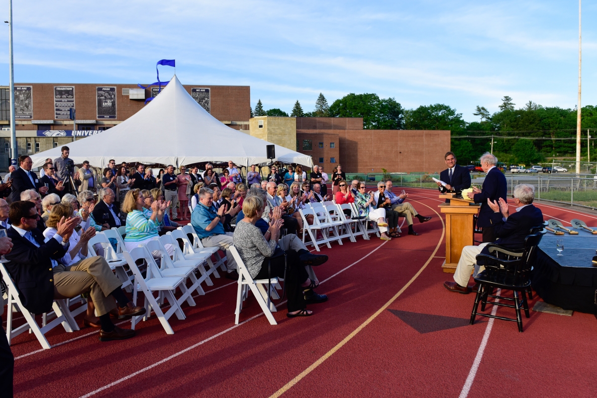 UNH stadium groundbreaking 2015