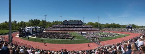 Pamorama view of graduation