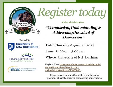 Registration Flyer for the Halias Symposium