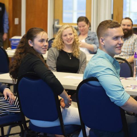 Graduate student luncheon guests