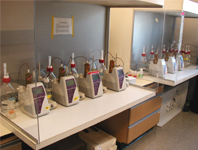 Lab instruments at UNH